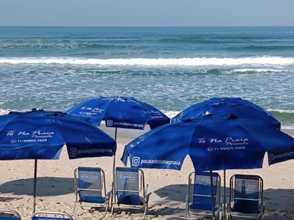 To Na Praia Juquehy Pousada Juquei Exteriör bild
